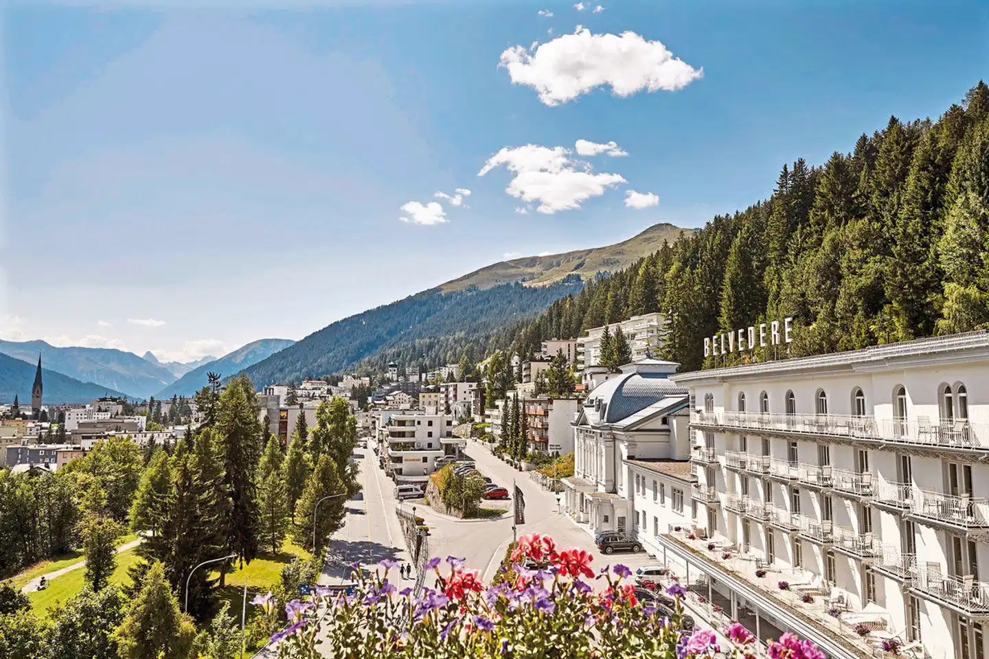 Grandhotel Belvédère Davos Aussenansicht