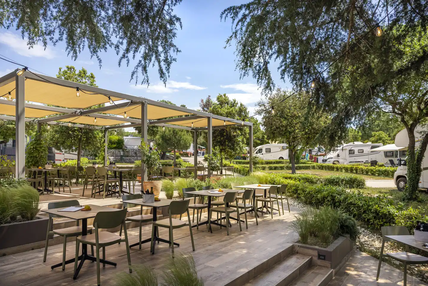 Maistra Campsite Vetar Terrasse