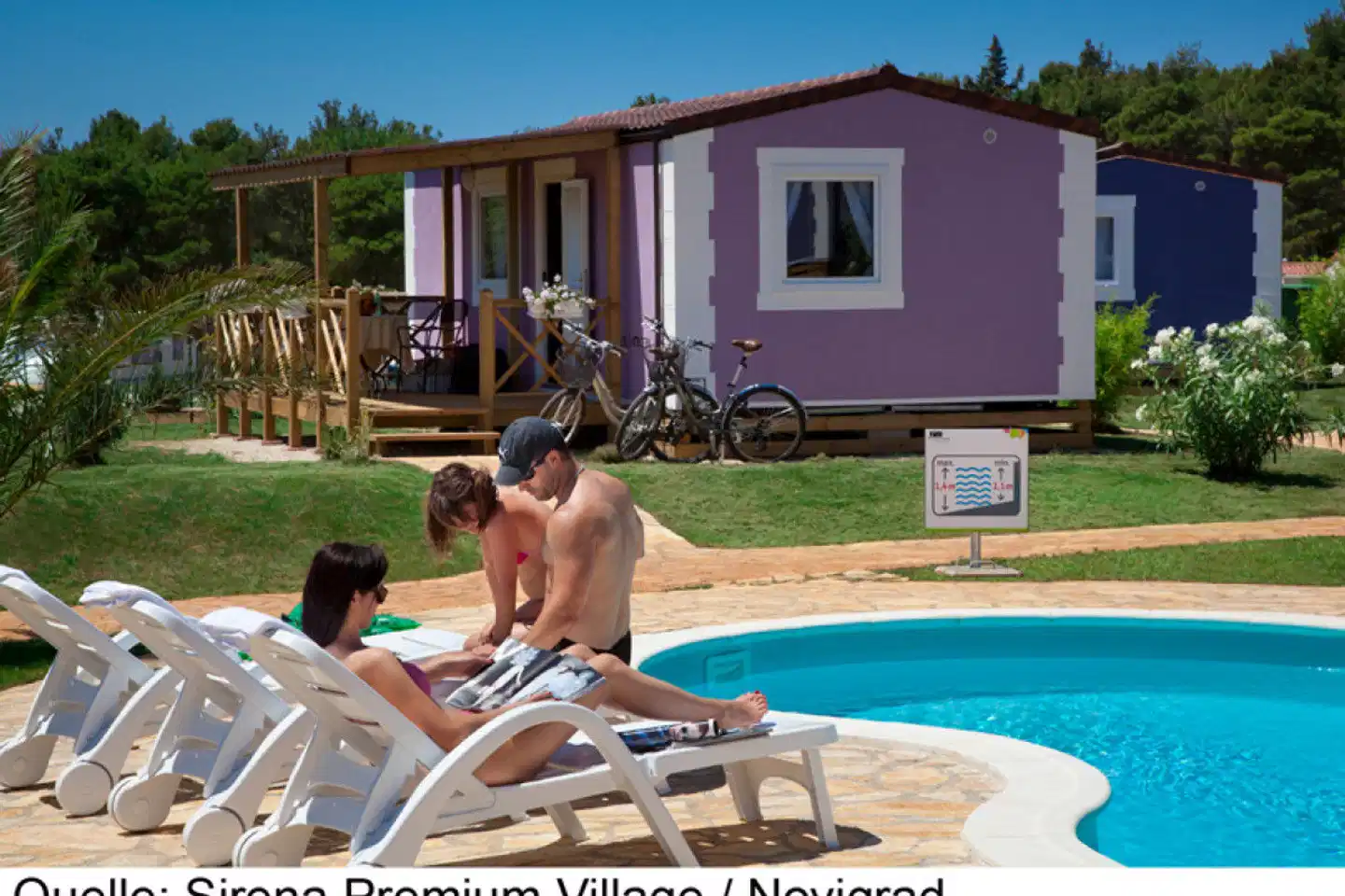 Aminess Planet Camping Holiday Homes Sirena Pool