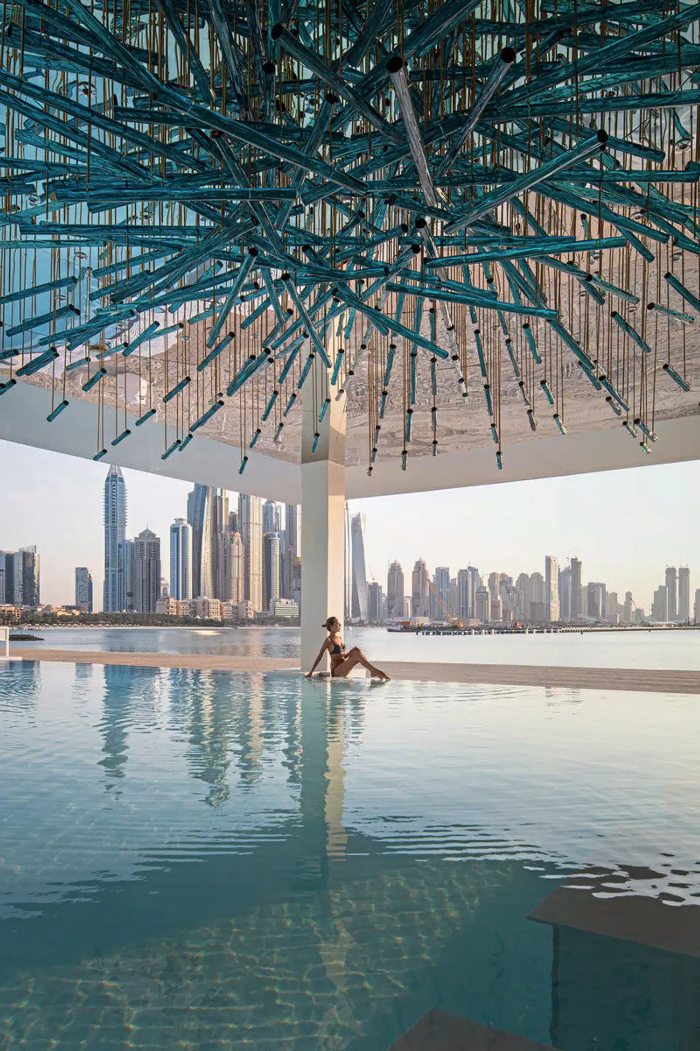 FIVE Palm Jumeirah Dubai Hallenbad