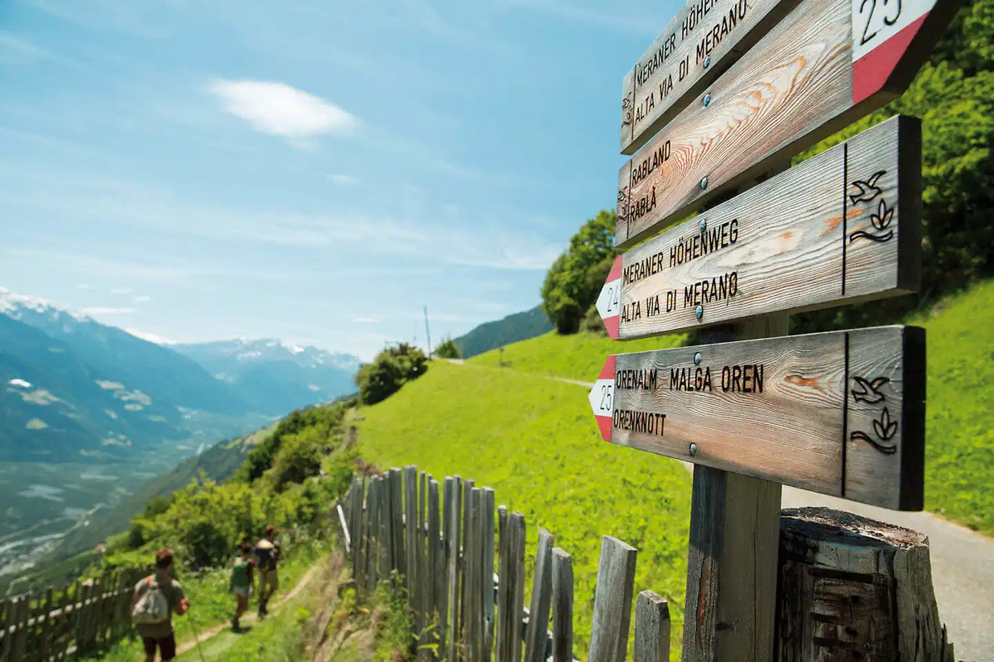 Wandertour Meran - Gardasee Aussenansicht