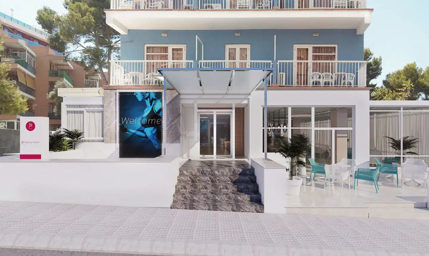 JS Paradise Sport Aussenansicht