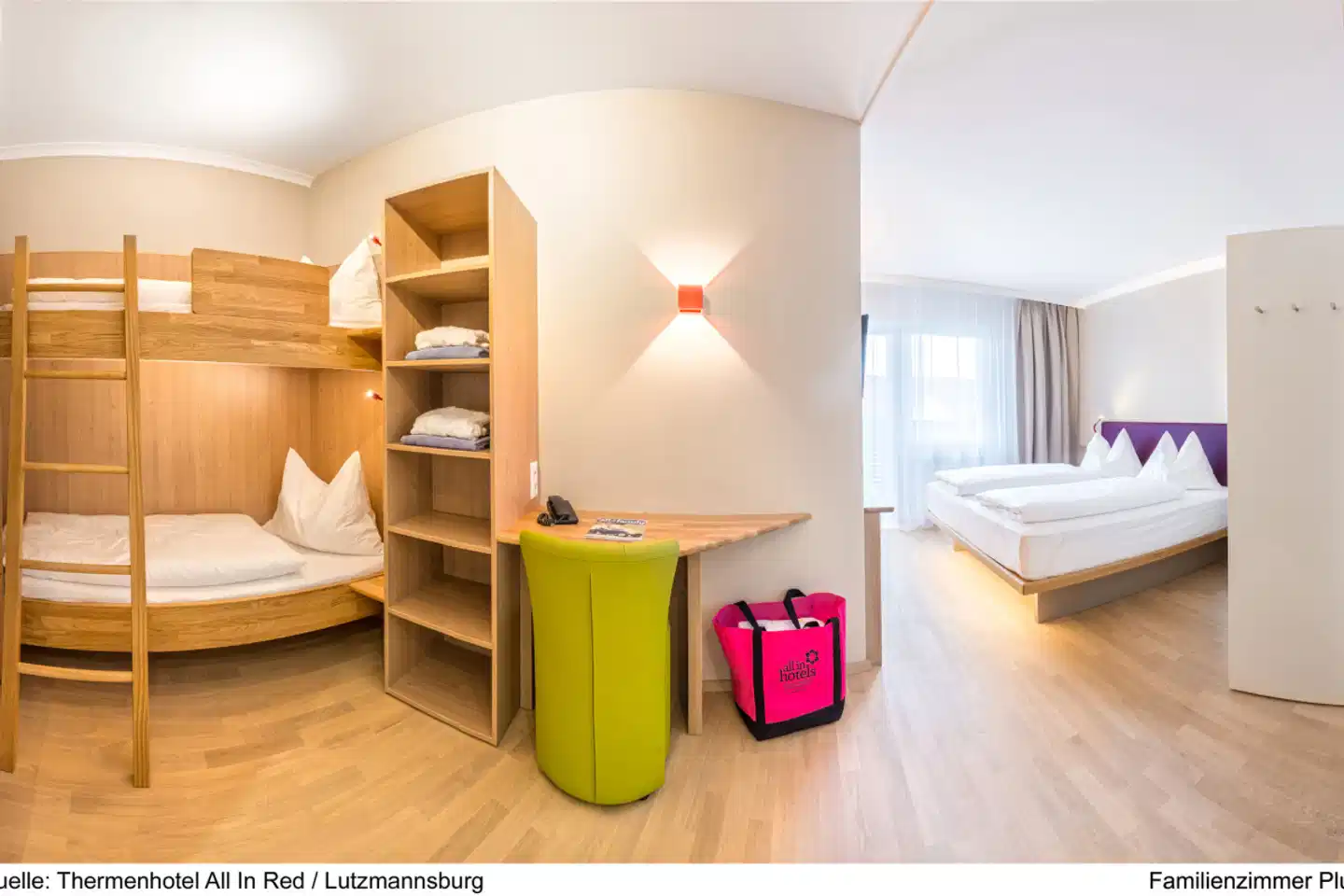 All in Red Thermenhotel Wohnbeispiel
