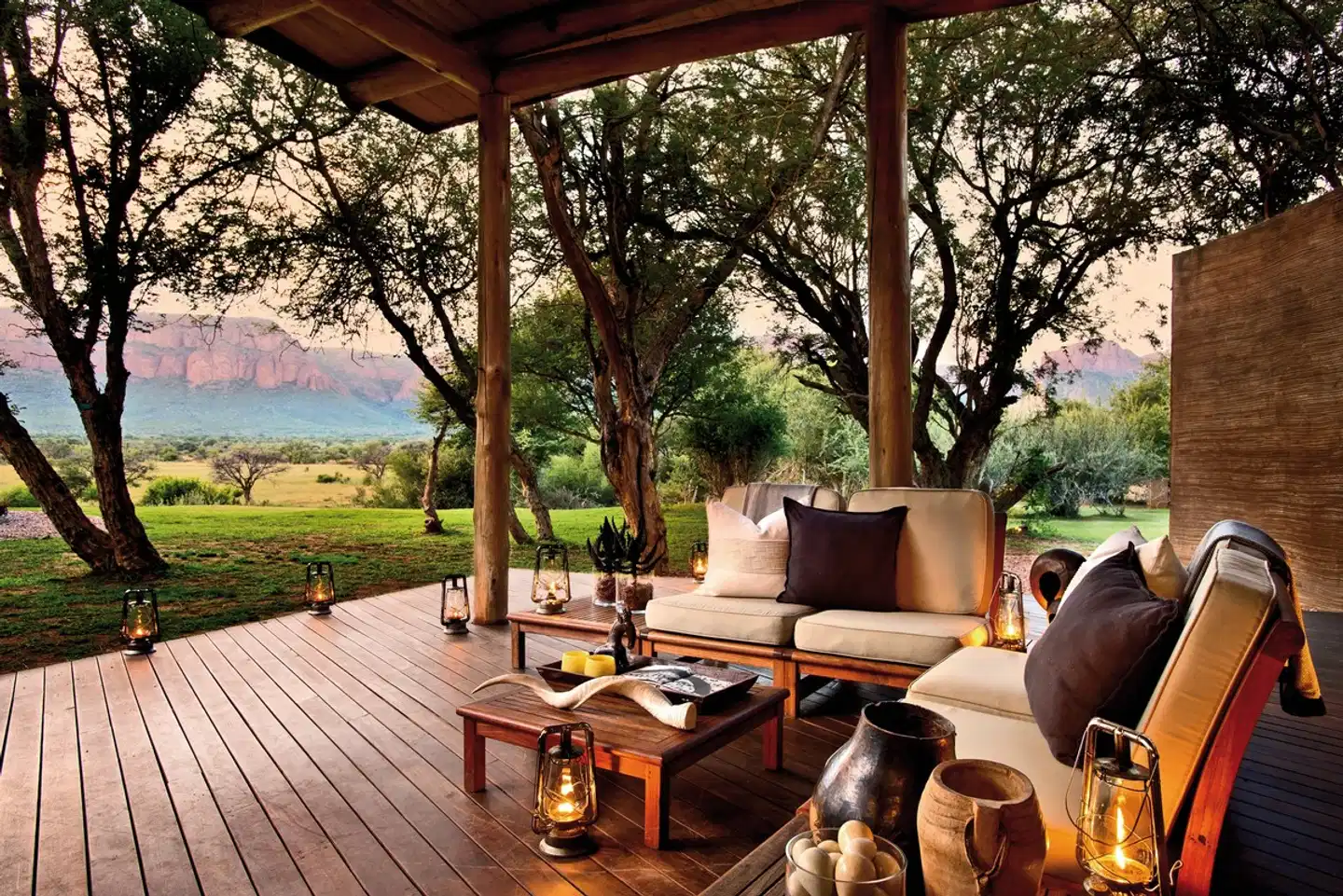 Marataba Safari Lodge Terrasse