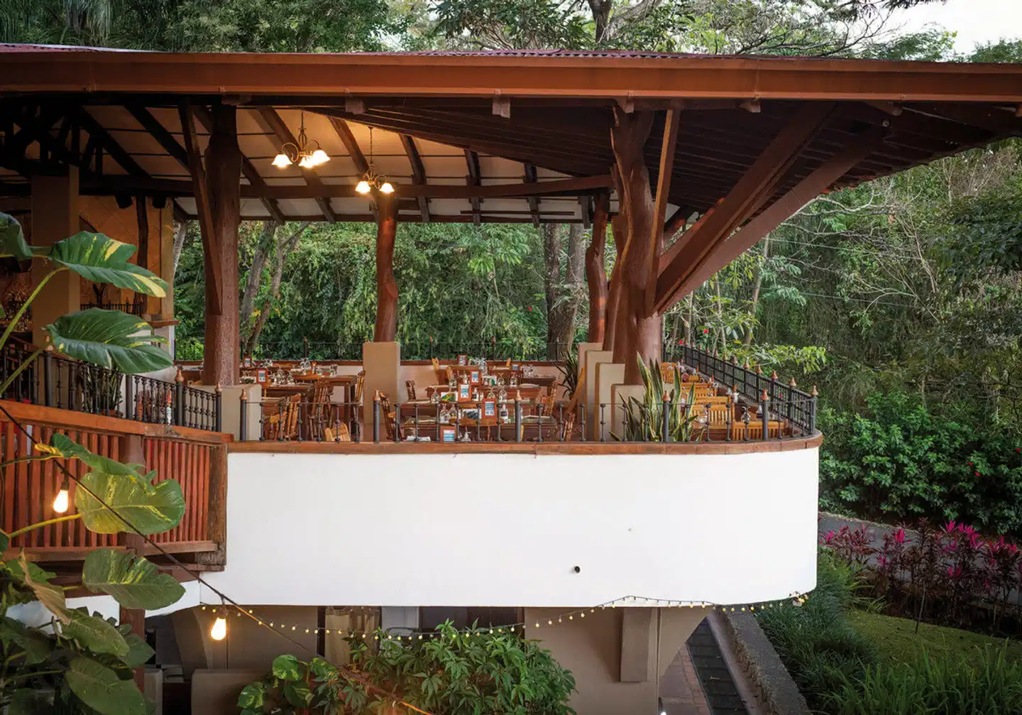 Hacienda Guachipelín Terrasse