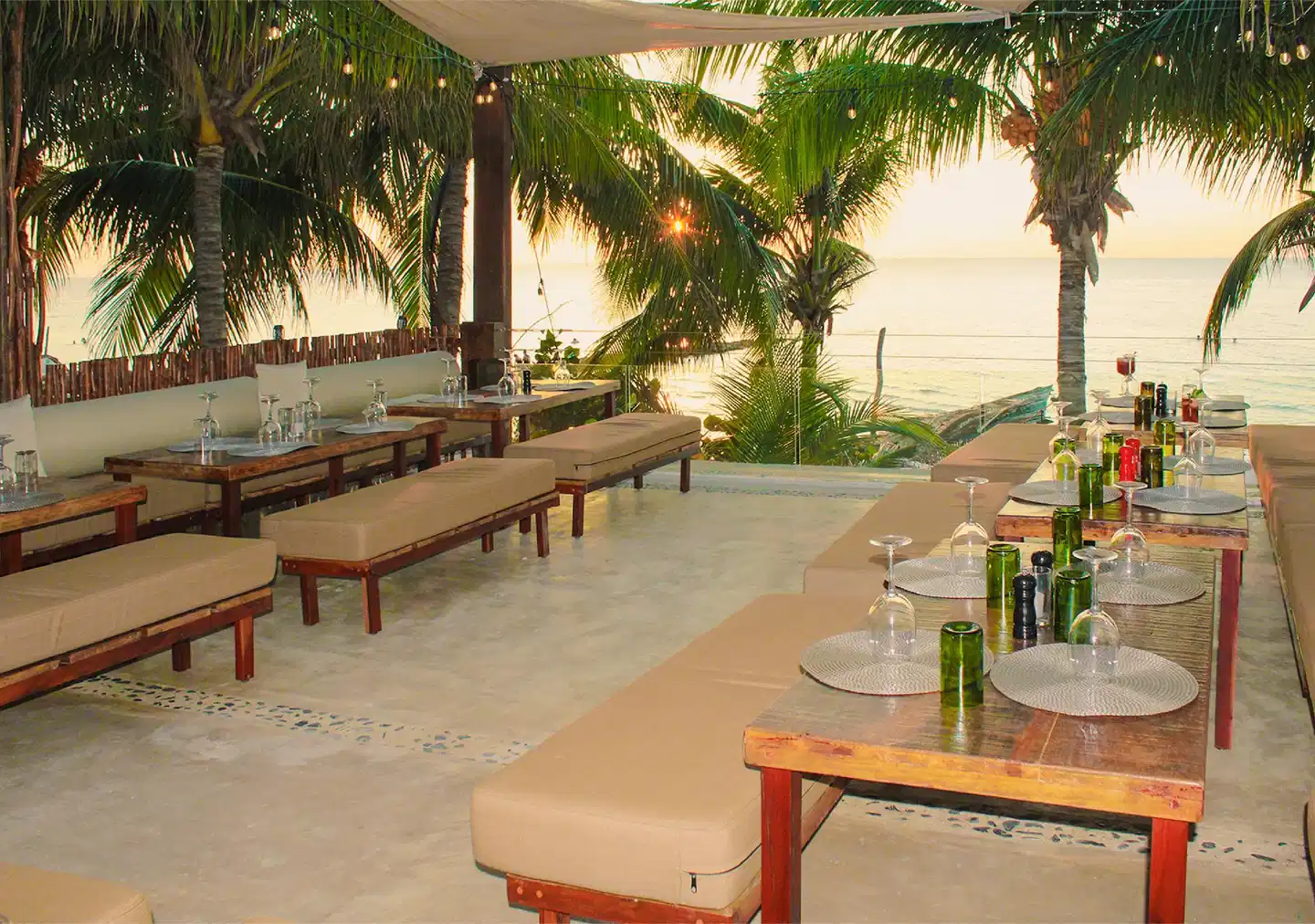 Holbox Dream Beachfront Hotel Terrasse