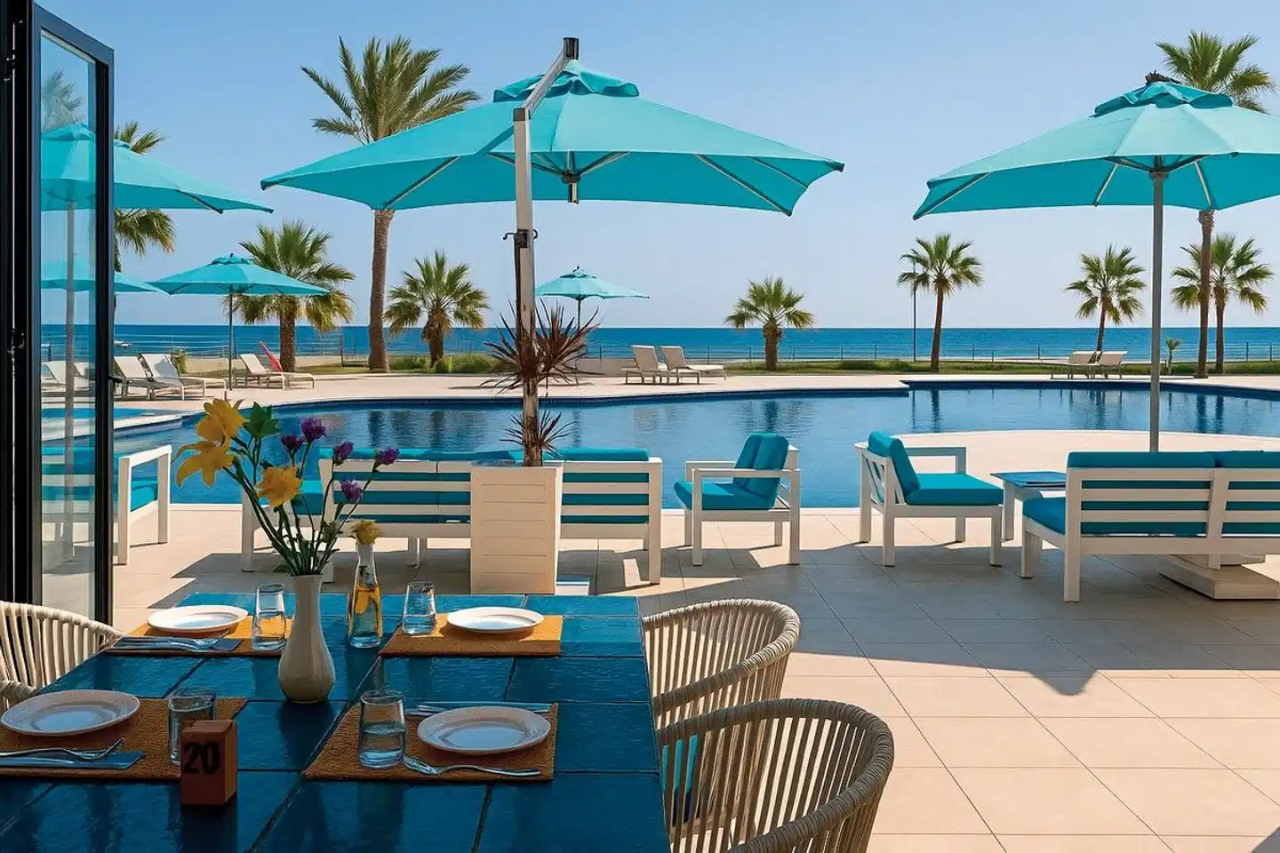 Sousse Pearl Marriott Resort & Spa Terrasse