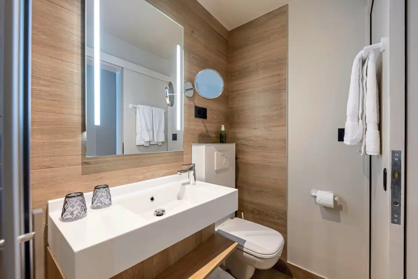 Schweizerhof Sils Maria, a Faern Collection Hotel Badezimmer