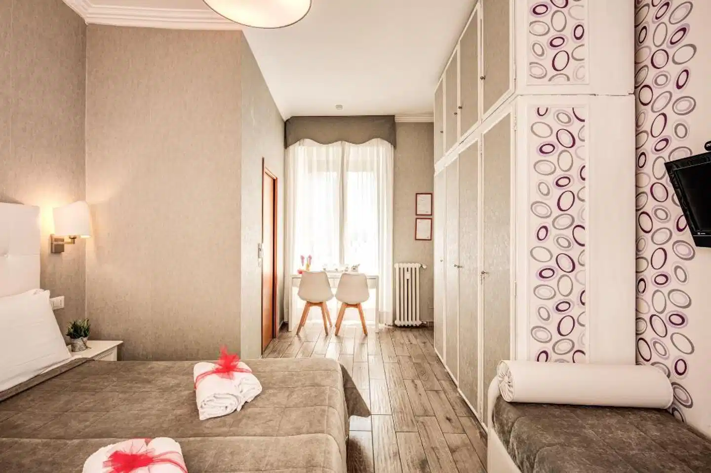 Marta Inn Rome Badezimmer