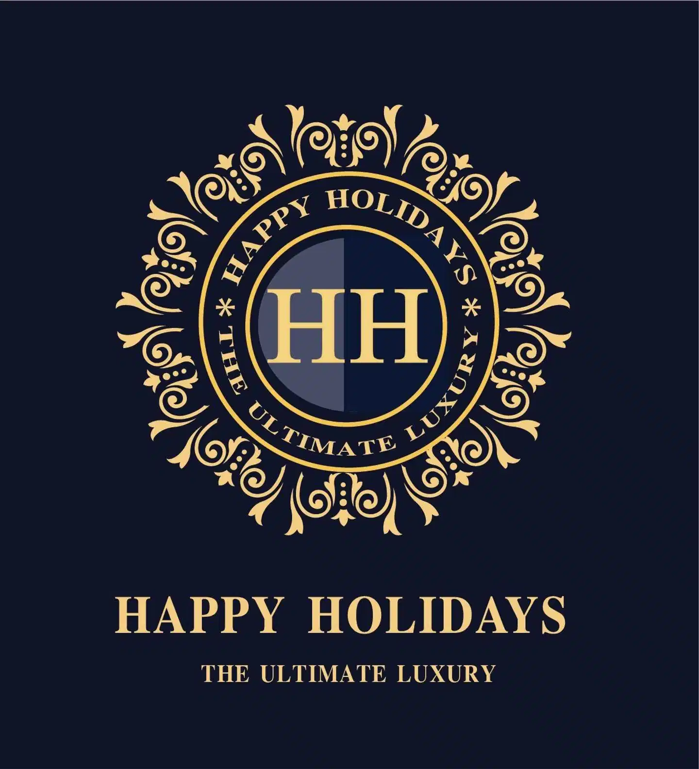 Happy Holidays Landkarte