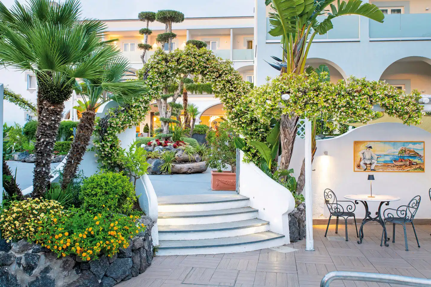 Hermitage Resort & Thermal Spa Terrasse