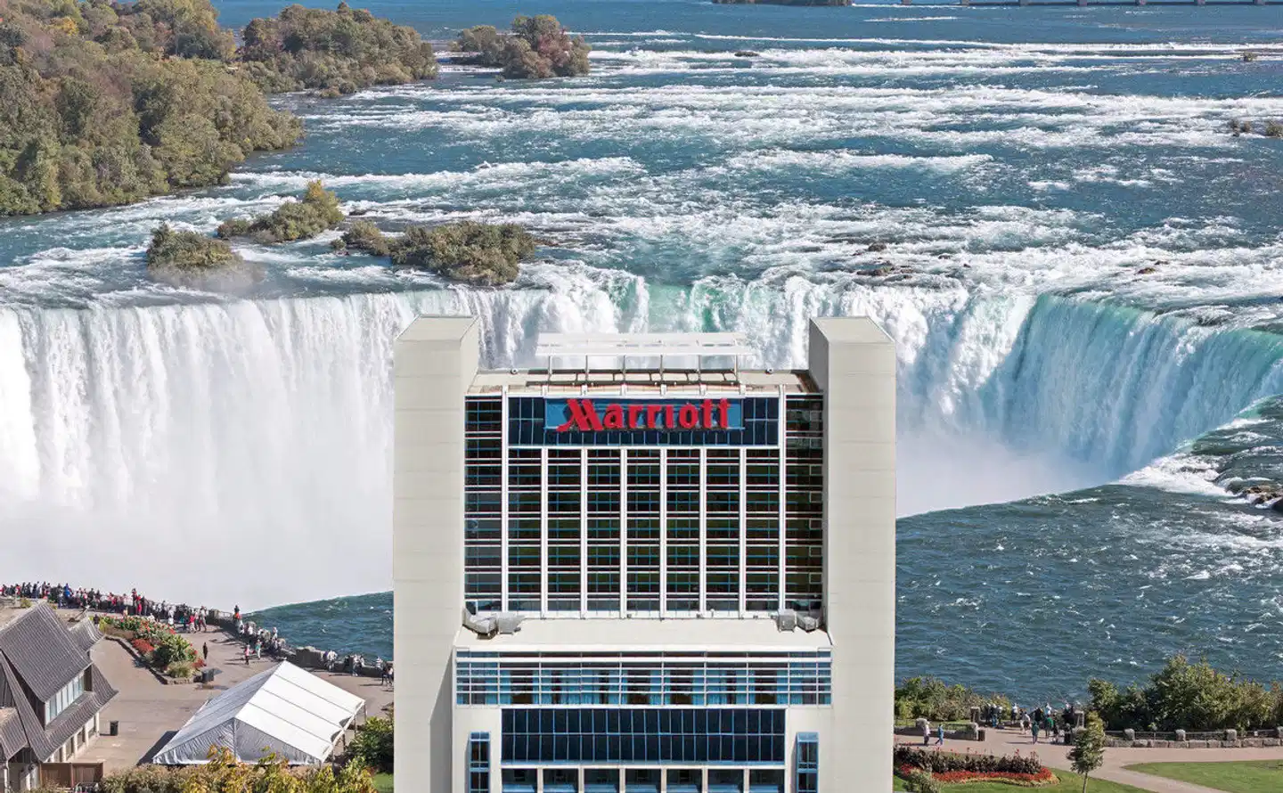 Niagara Falls Marriott on the Falls Terrasse