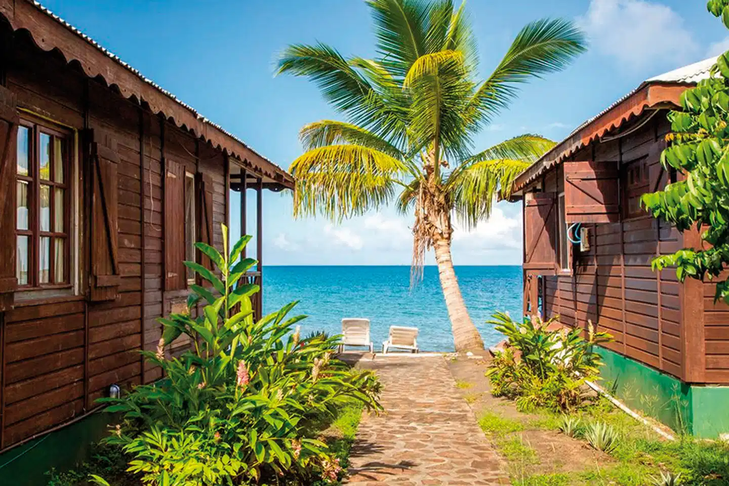 Picard Beach Cottages Garten