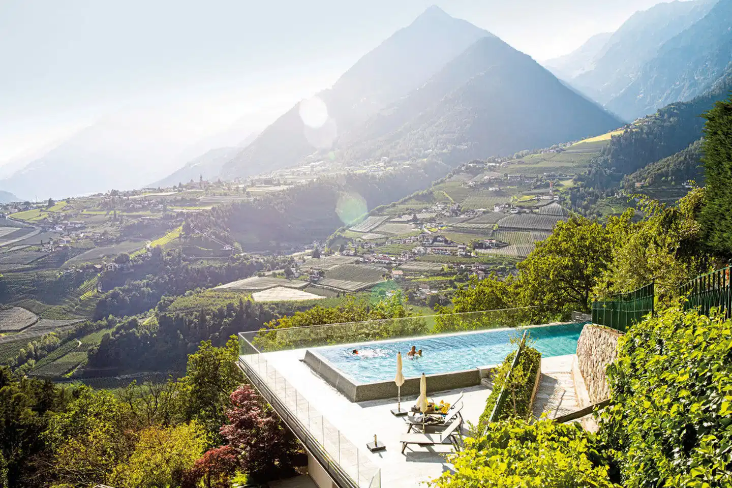 Das Finkennest Panoramic Garden Resort Landschaft