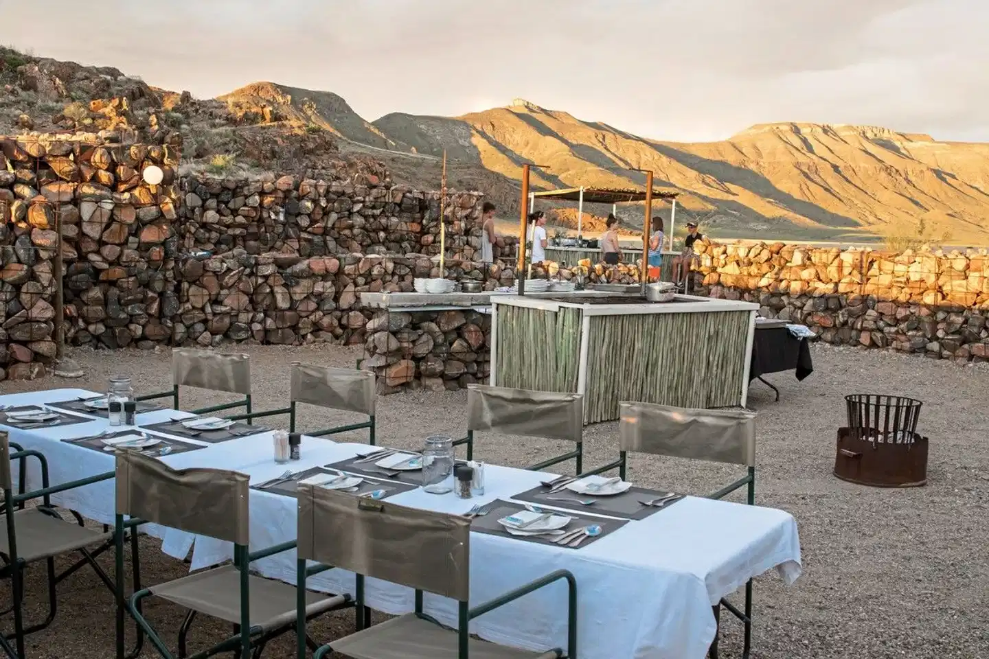 The Elegant Desert Camp Restaurant