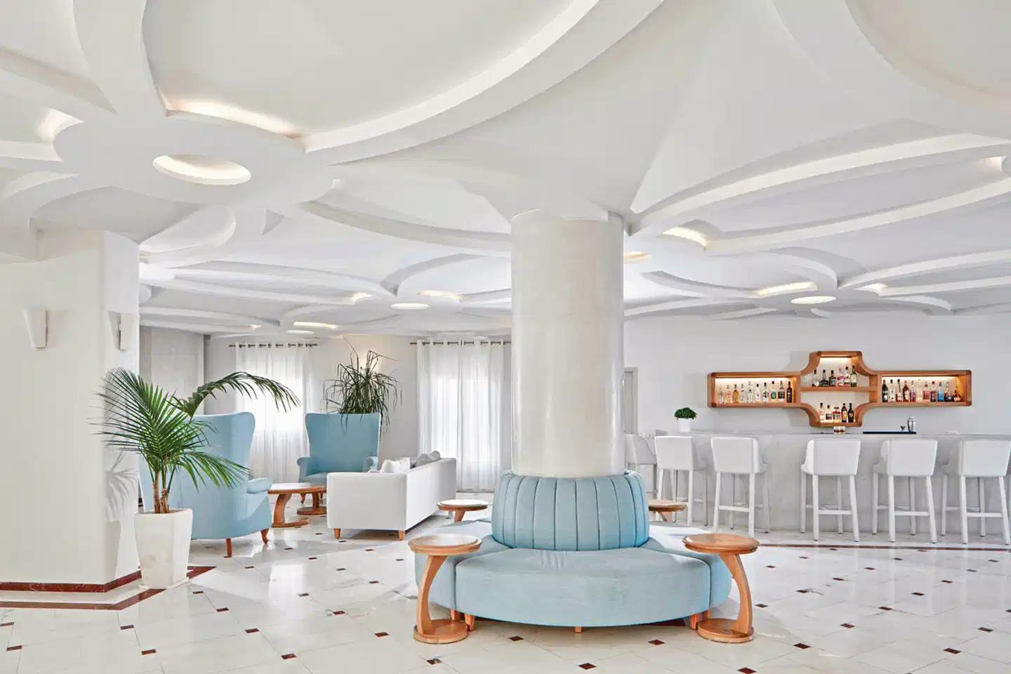 Santorini Palace Lobby