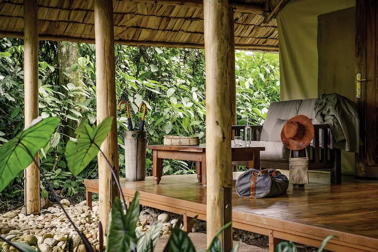 Sanctuary Gorilla Forest Camp Terrasse