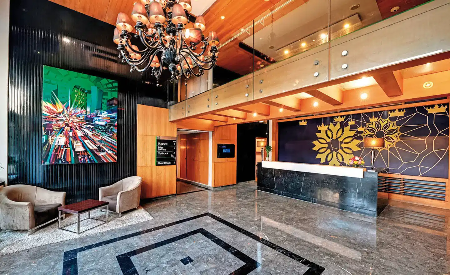 Quality Inn Gurgaon Lobby