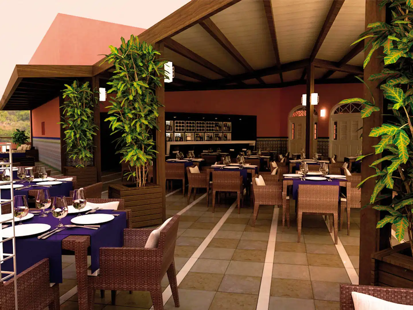 Ambos Mundos Terrasse