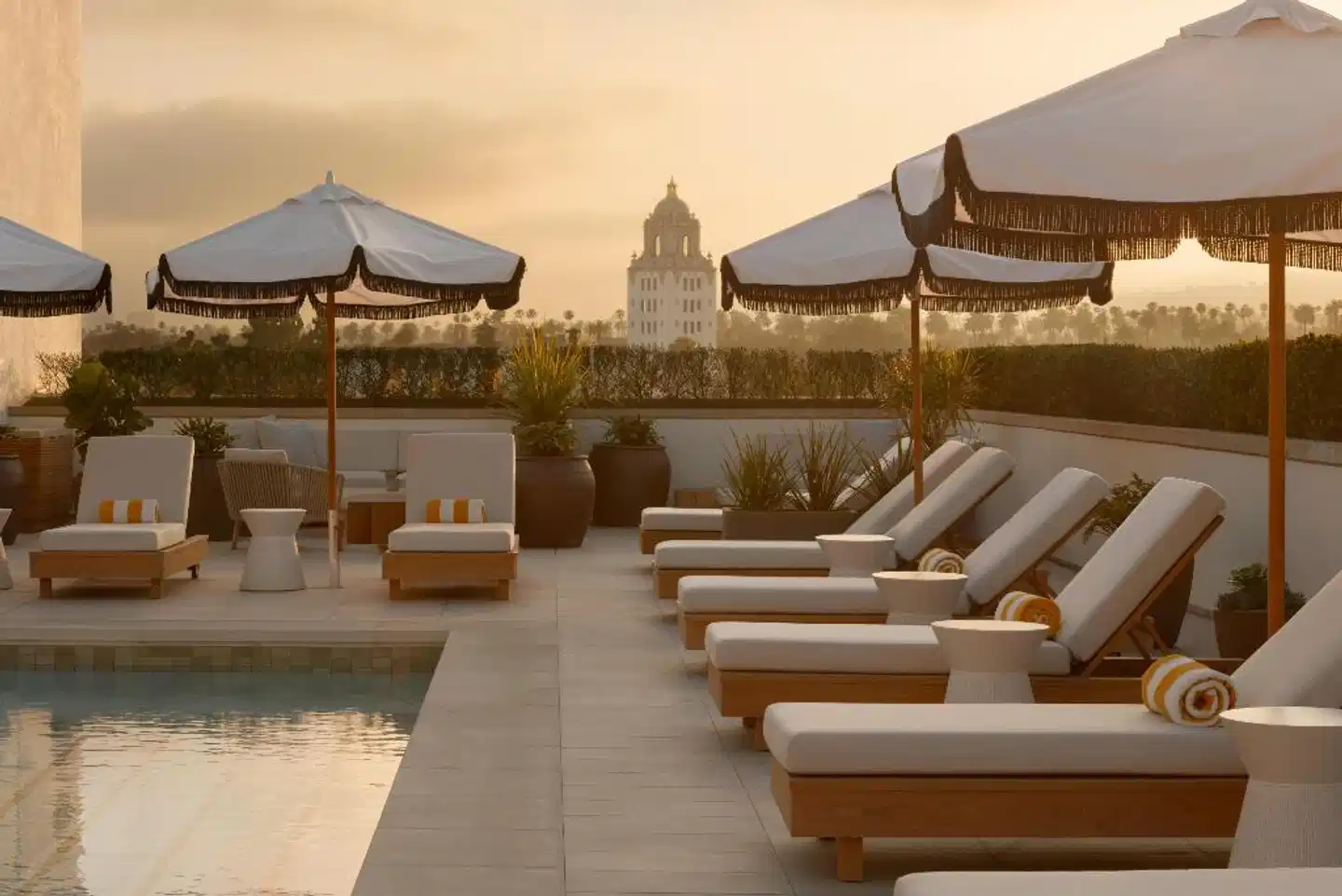 L'Ermitage Beverly Hills Terrasse