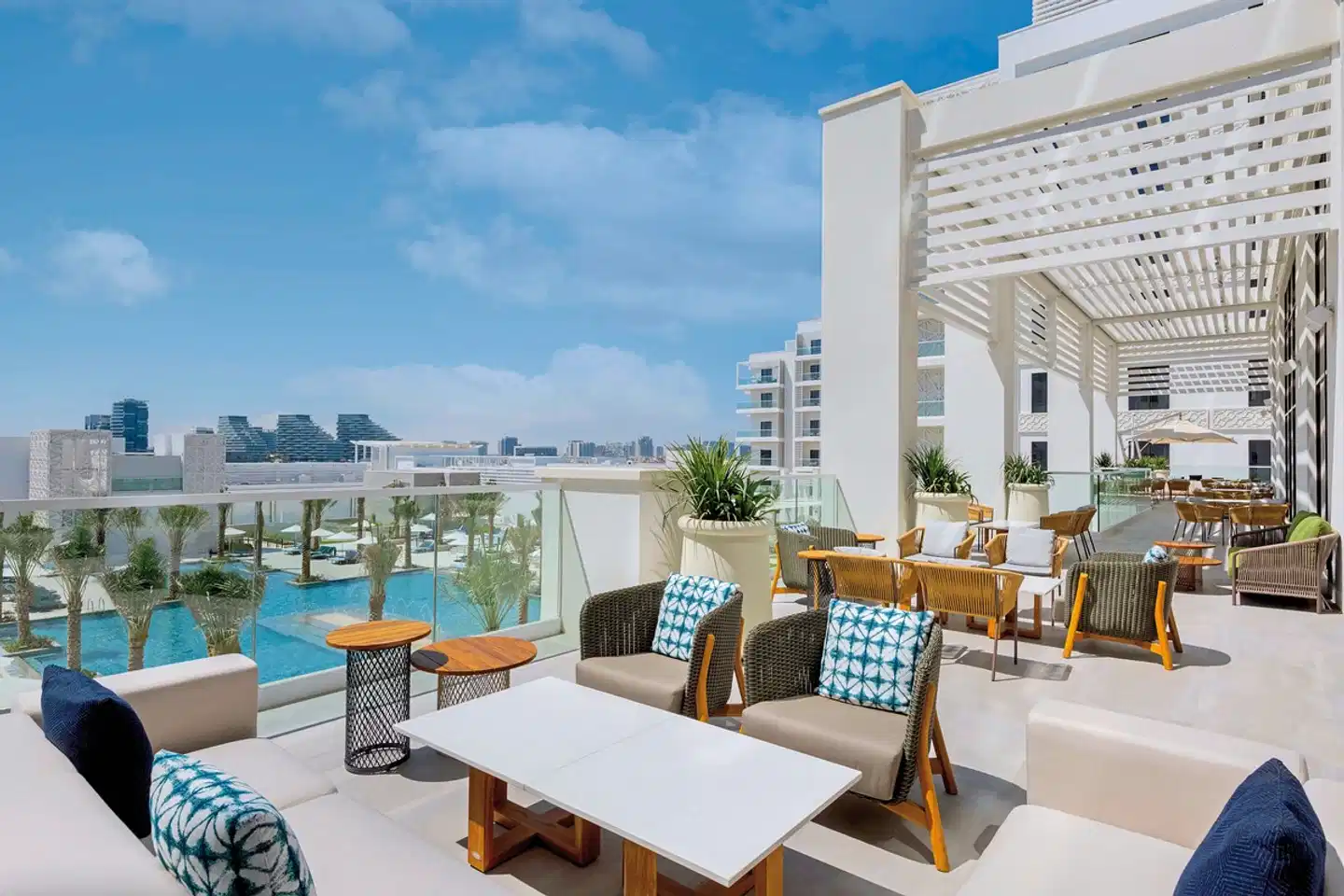 Hilton Abu Dhabi Yas Island Terrasse