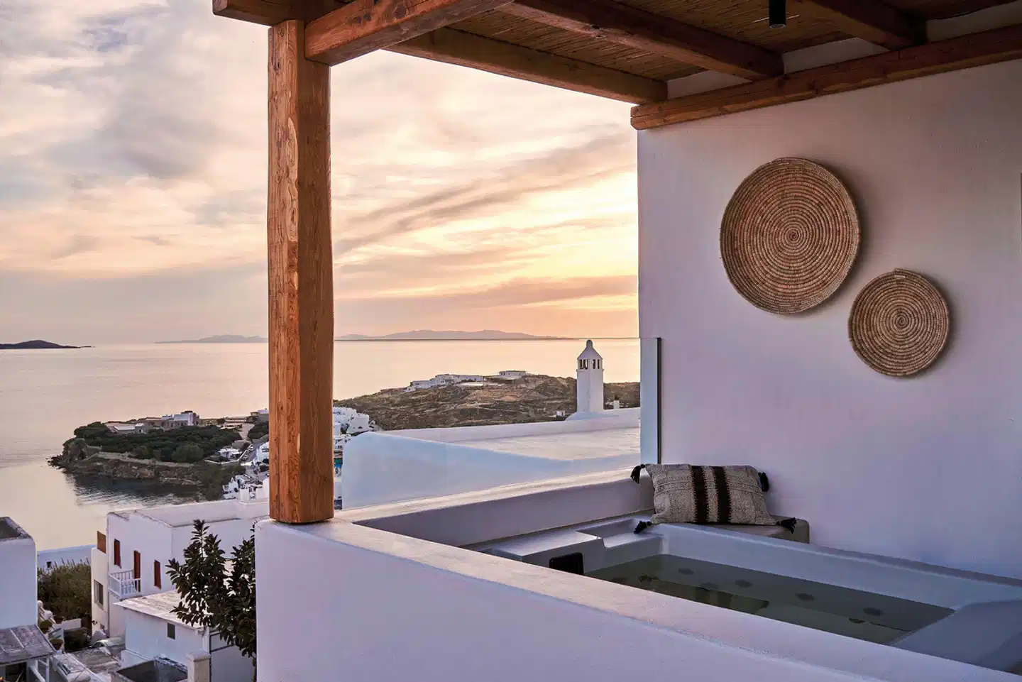Amyth of Mykonos Agios Stefanos Terrasse