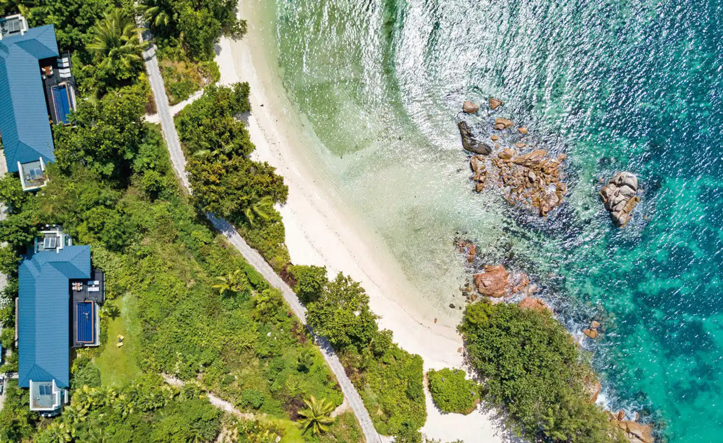 Raffles Seychelles Landschaft