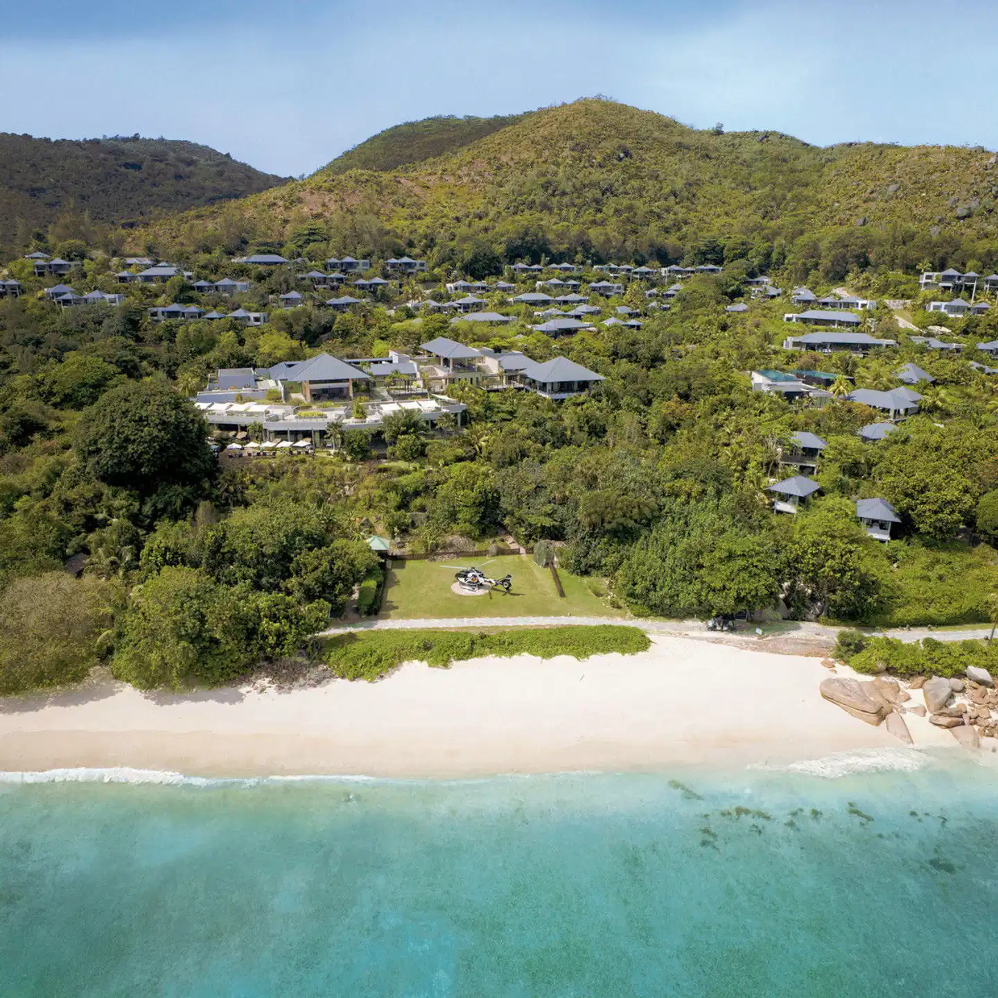 Raffles Seychelles Landschaft