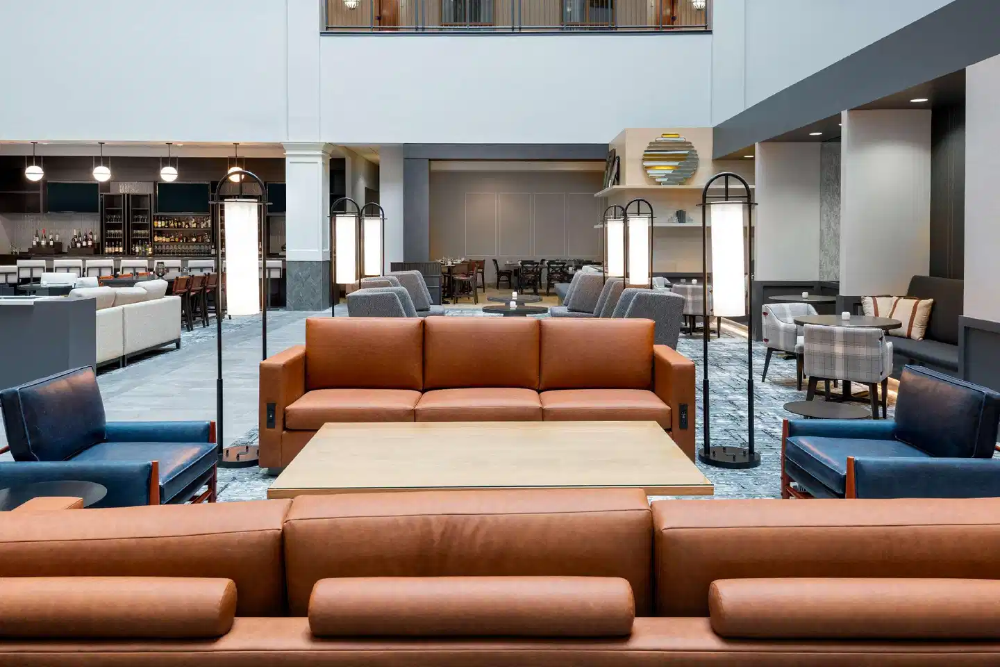 Hilton Charlotte Airport Lobby