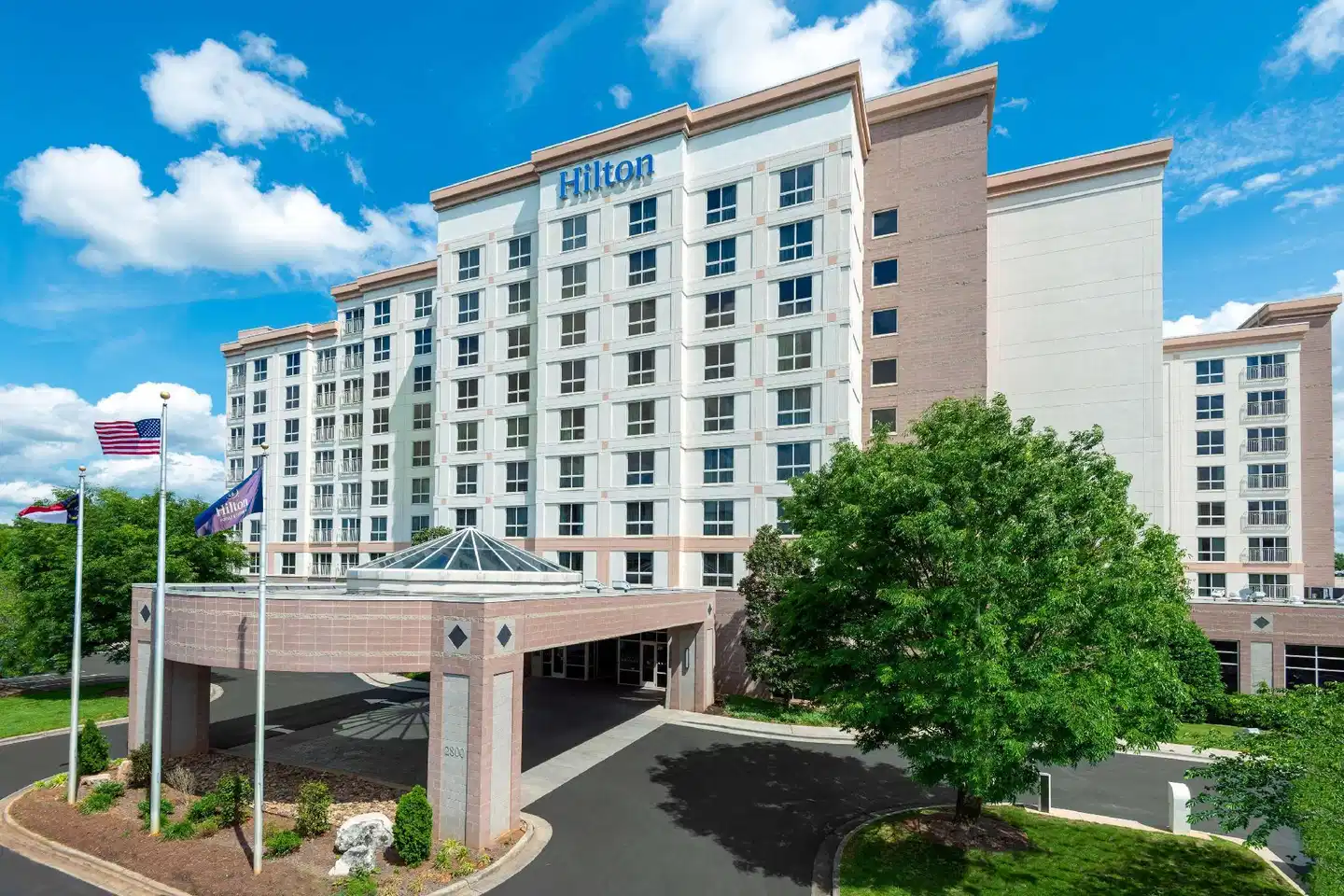 Hilton Charlotte Airport Aussenansicht