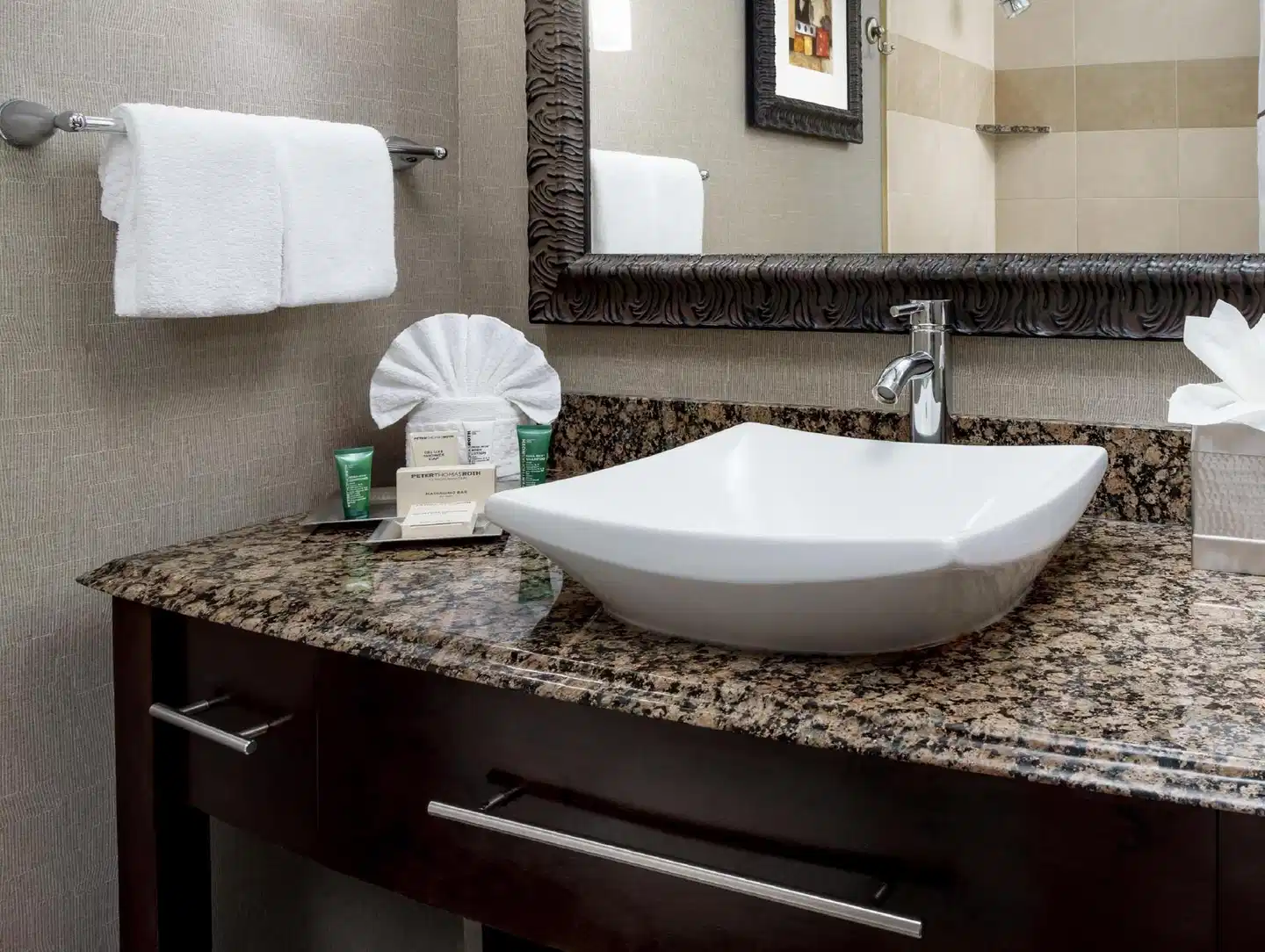 Hilton Charlotte University Place Badezimmer