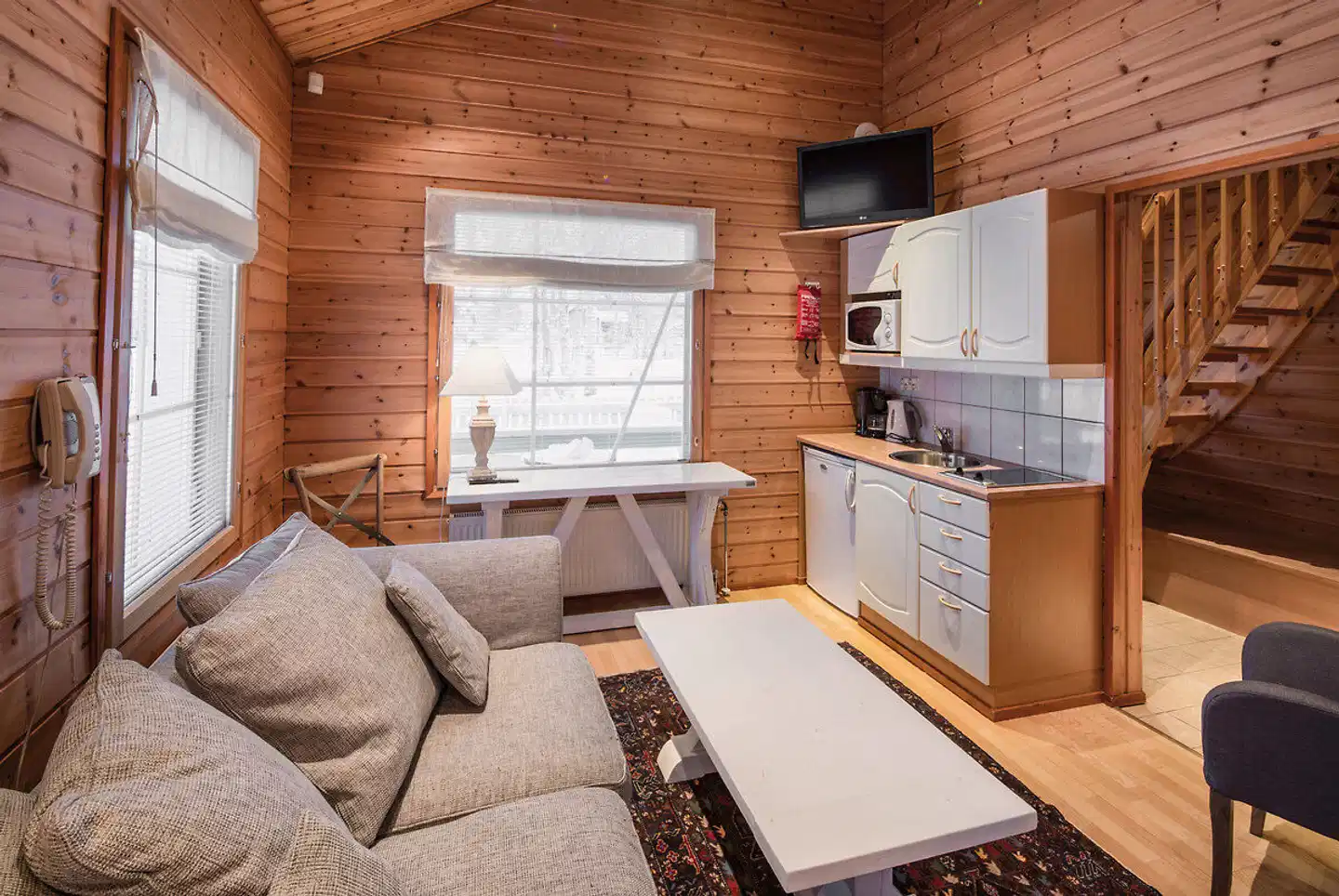 Lapland Hotels Ounasvaara Chalets Wohnbeispiel