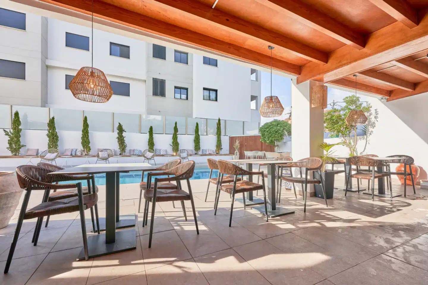 Flacalco Hotels & Apartments Terrasse