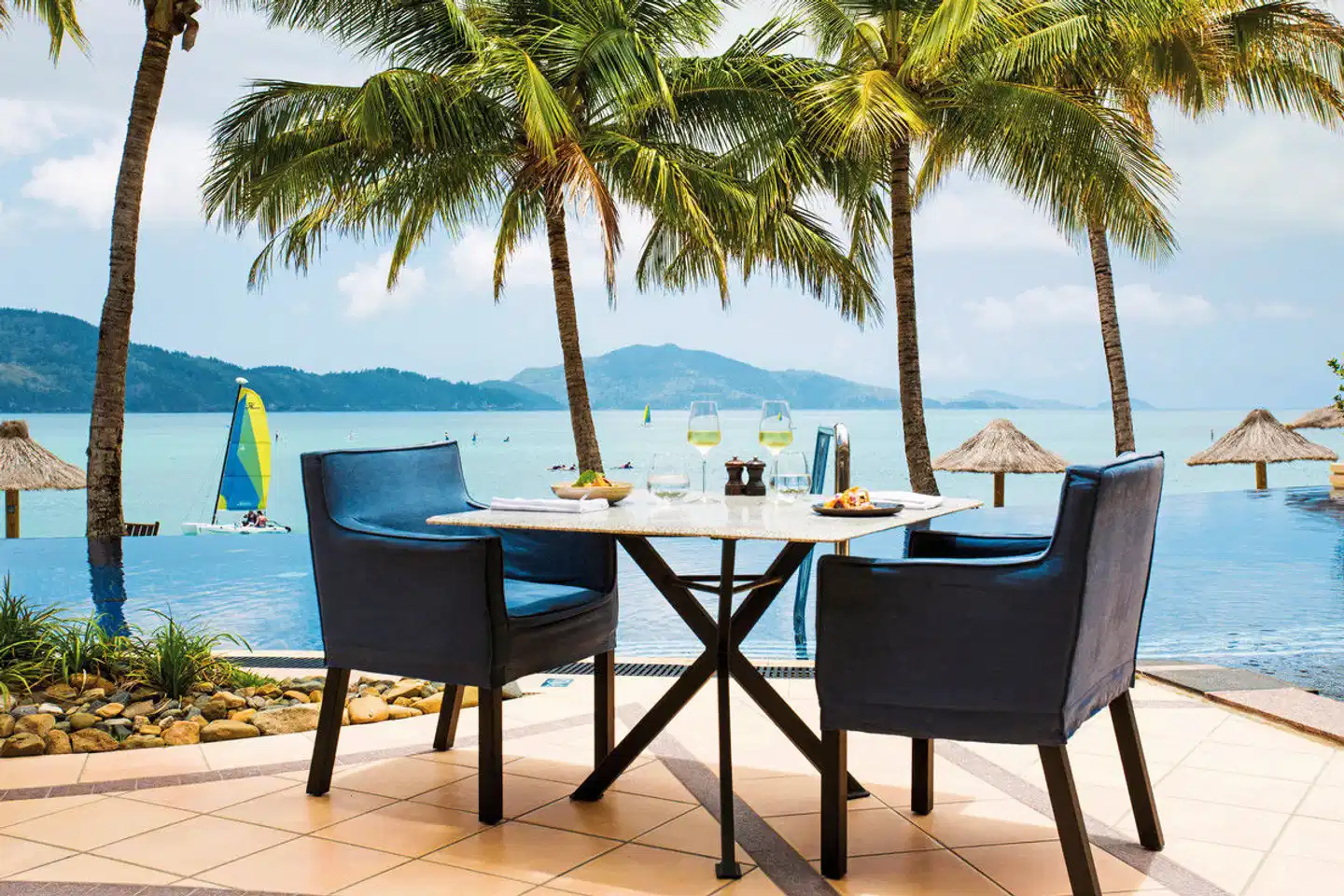 Hamilton Island Beach Club Terrasse
