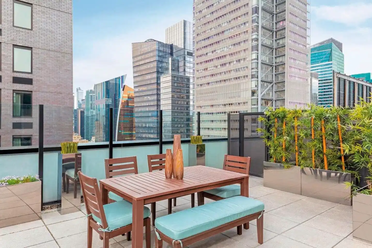 Element New York Times Square West Terrasse