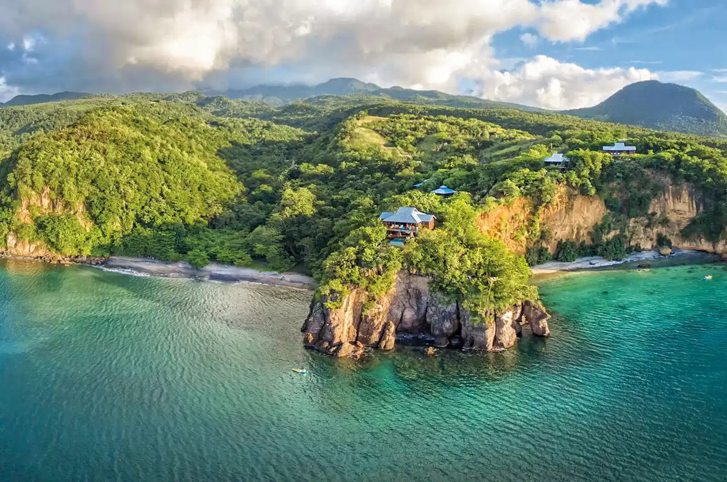 Secret Bay Dominica Landschaft