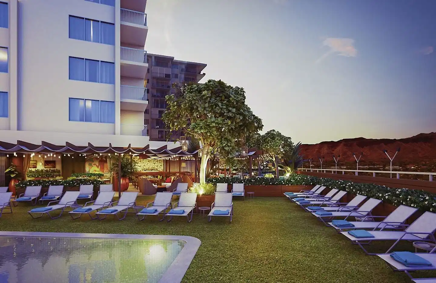 Queen Kapiolani Hotel Terrasse