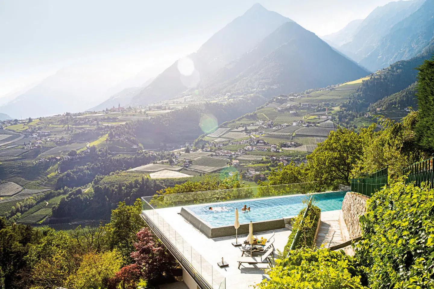 Das Finkennest Panoramic Garden Resort Landschaft