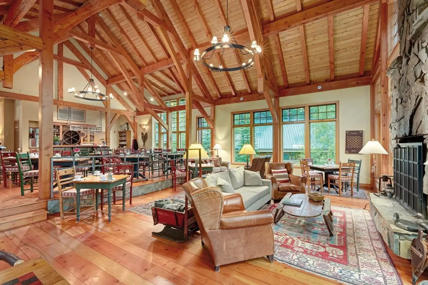 Cathedral Mountain Lodge Lobby