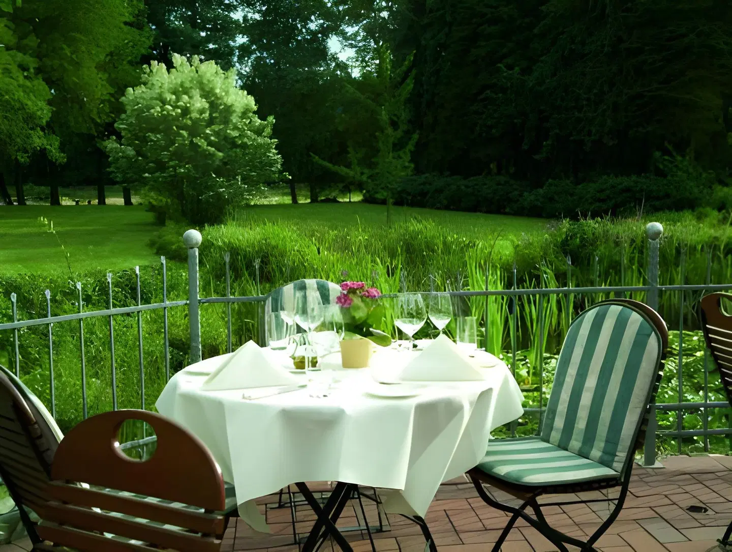 Romantik Köllners Landhaus Terrasse