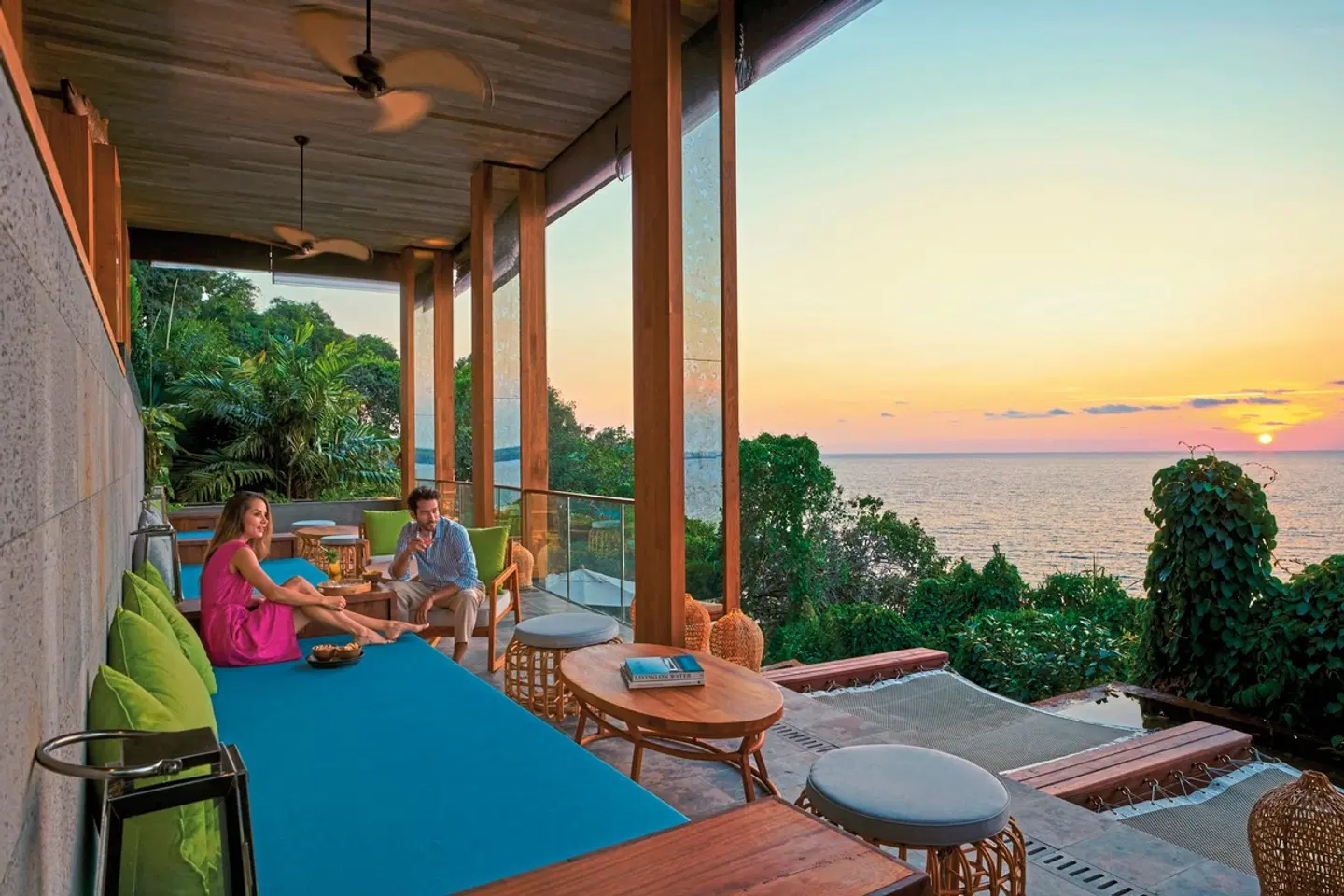 Six Senses Krabey Island Terrasse