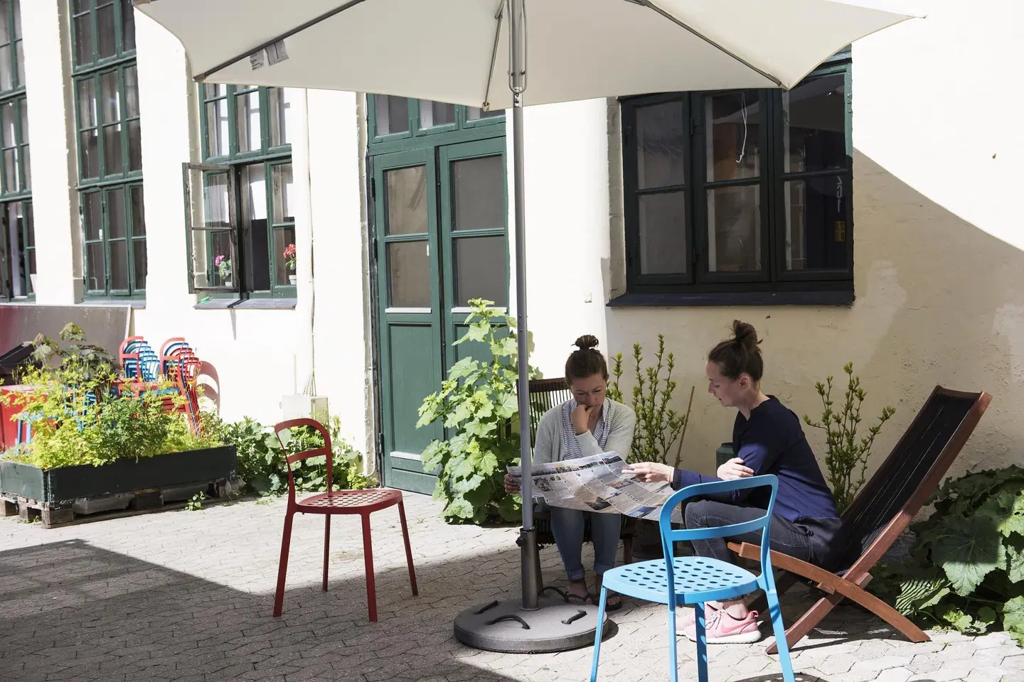 Sleep in Heaven Terrasse