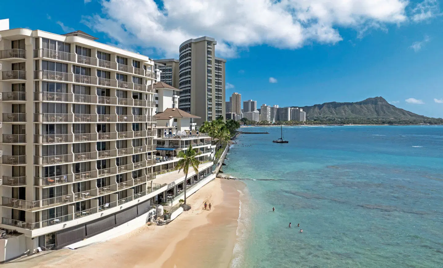 Outrigger Reef Waikiki Beach Resort Aussenansicht