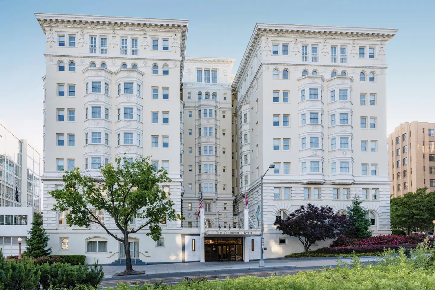 The Churchill Hotel Near Embassy Row Aussenansicht