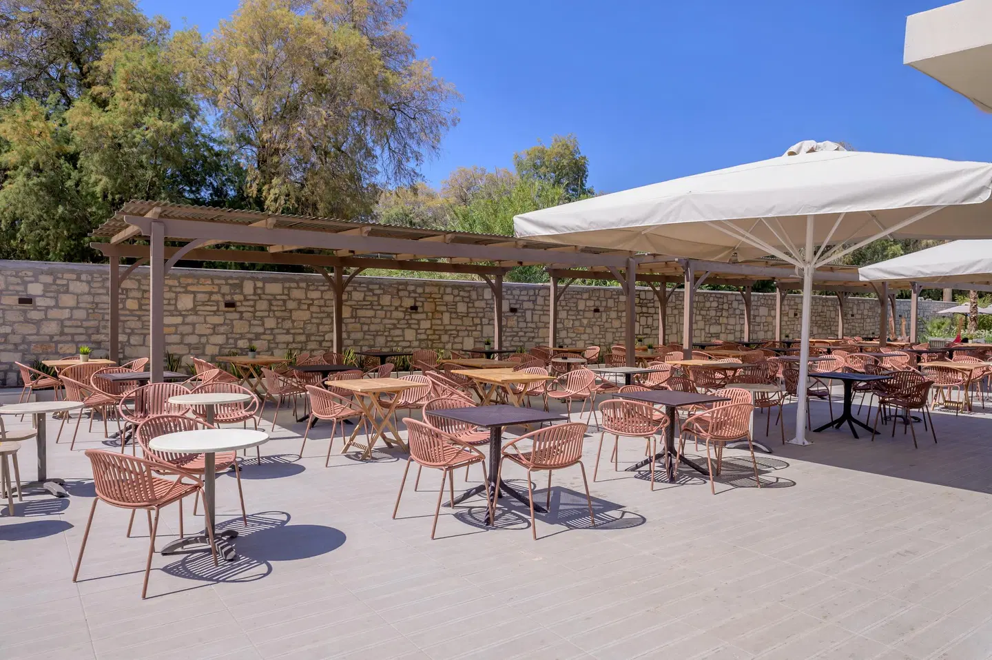 Zeus Hotels Ydoria Resort Terrasse