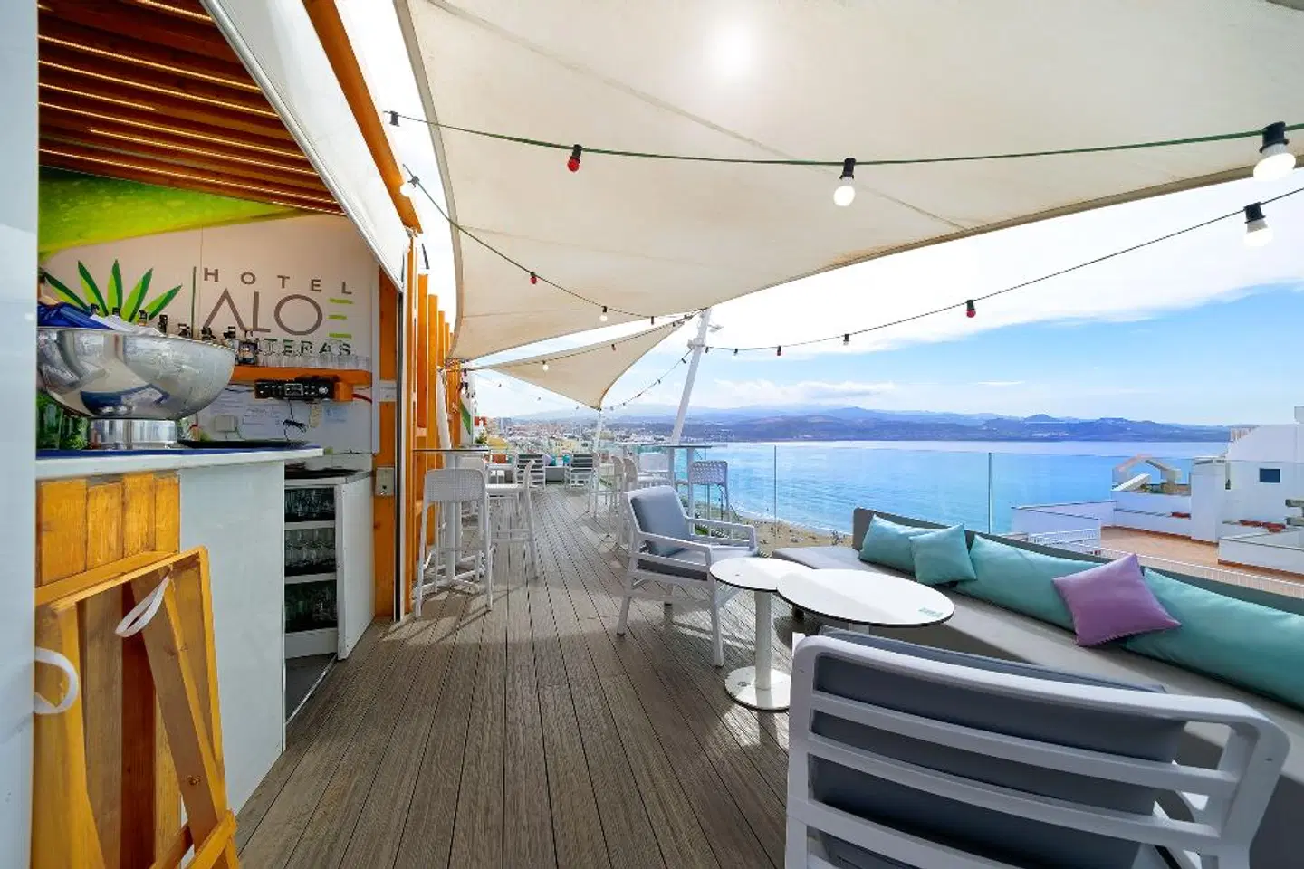 Hotel Aloe Canteras Terrasse