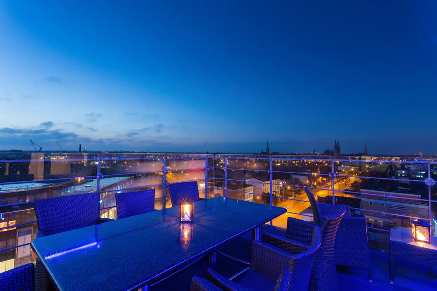 Hotel Vier Jahreszeiten Lübeck Terrasse