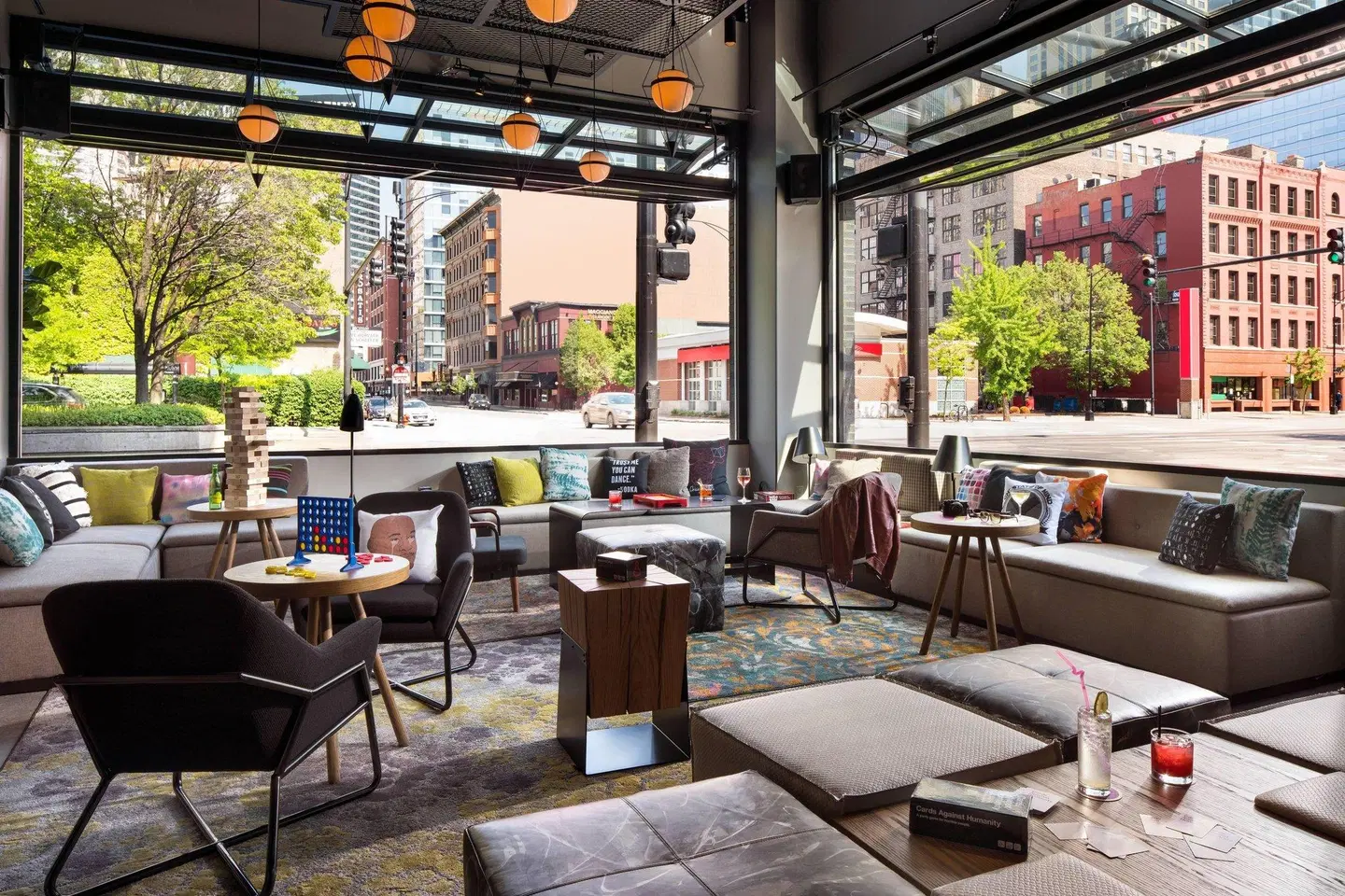 Moxy Chicago Downtown Terrasse