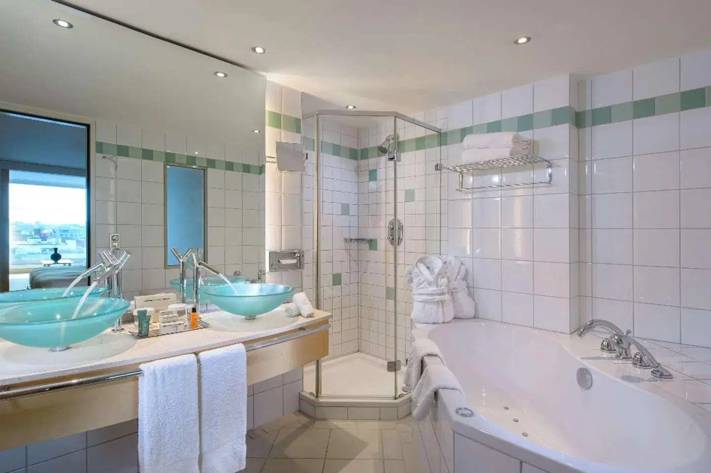 Hilton Zurich Airport Badezimmer