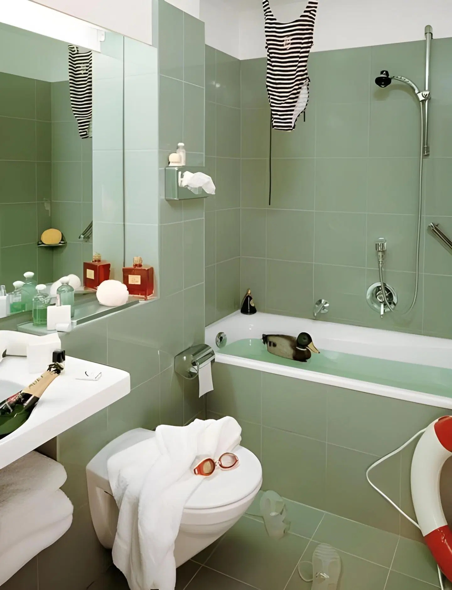 Aussen Alster Hotel Badezimmer